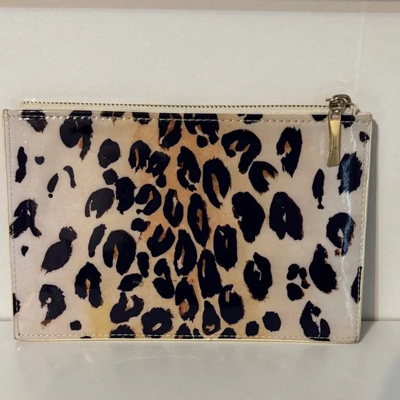 Kate Spade Black and Tan Animal Print Pouch - Picture 2 of 7